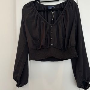 Elastic Waisted Blouse